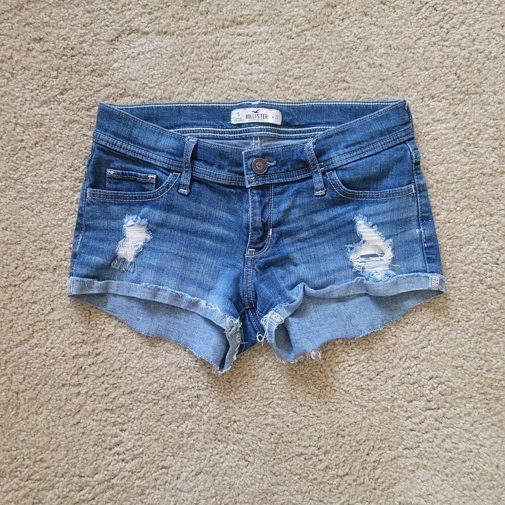 Hollister Women's Distressed Denim Shorts Size 5